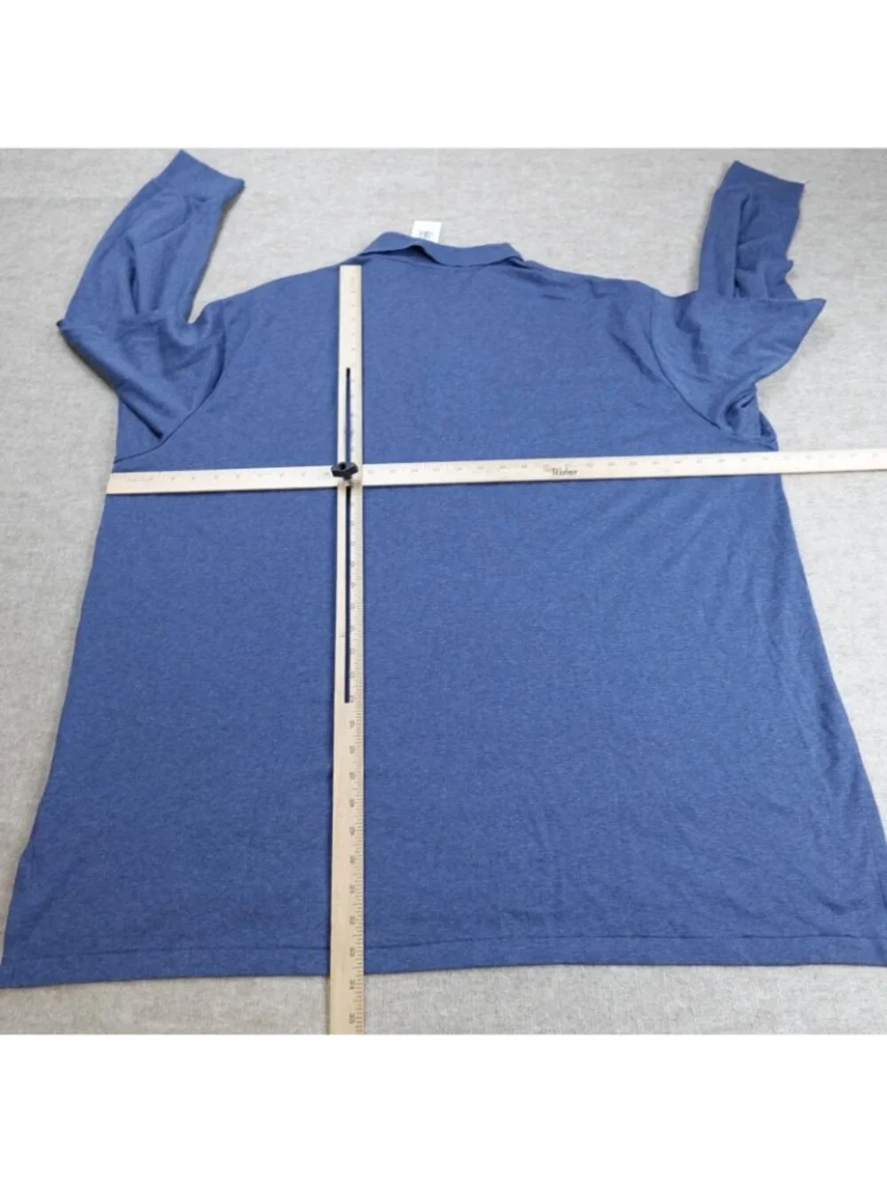 Polo Ralph Lauren Polo Shirt 4XB Blue Heater Classic Fit Heather NEW